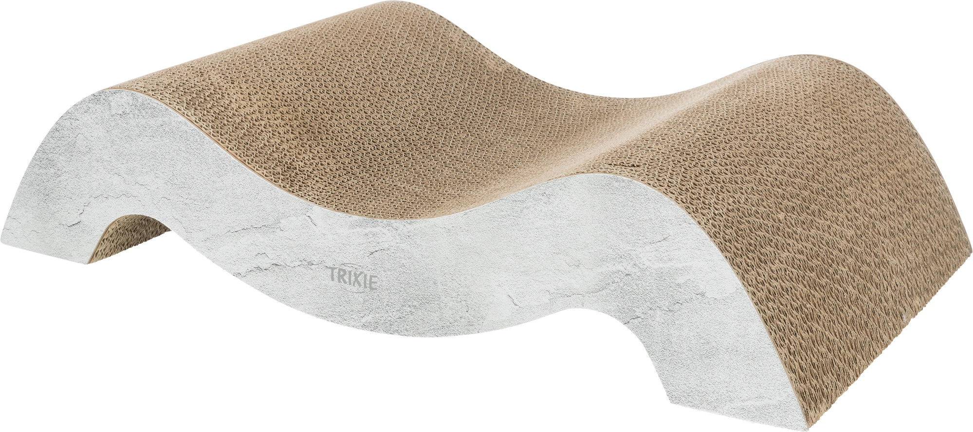 Trixie krabmat karton xxl golf grijs 64X37X11 CM