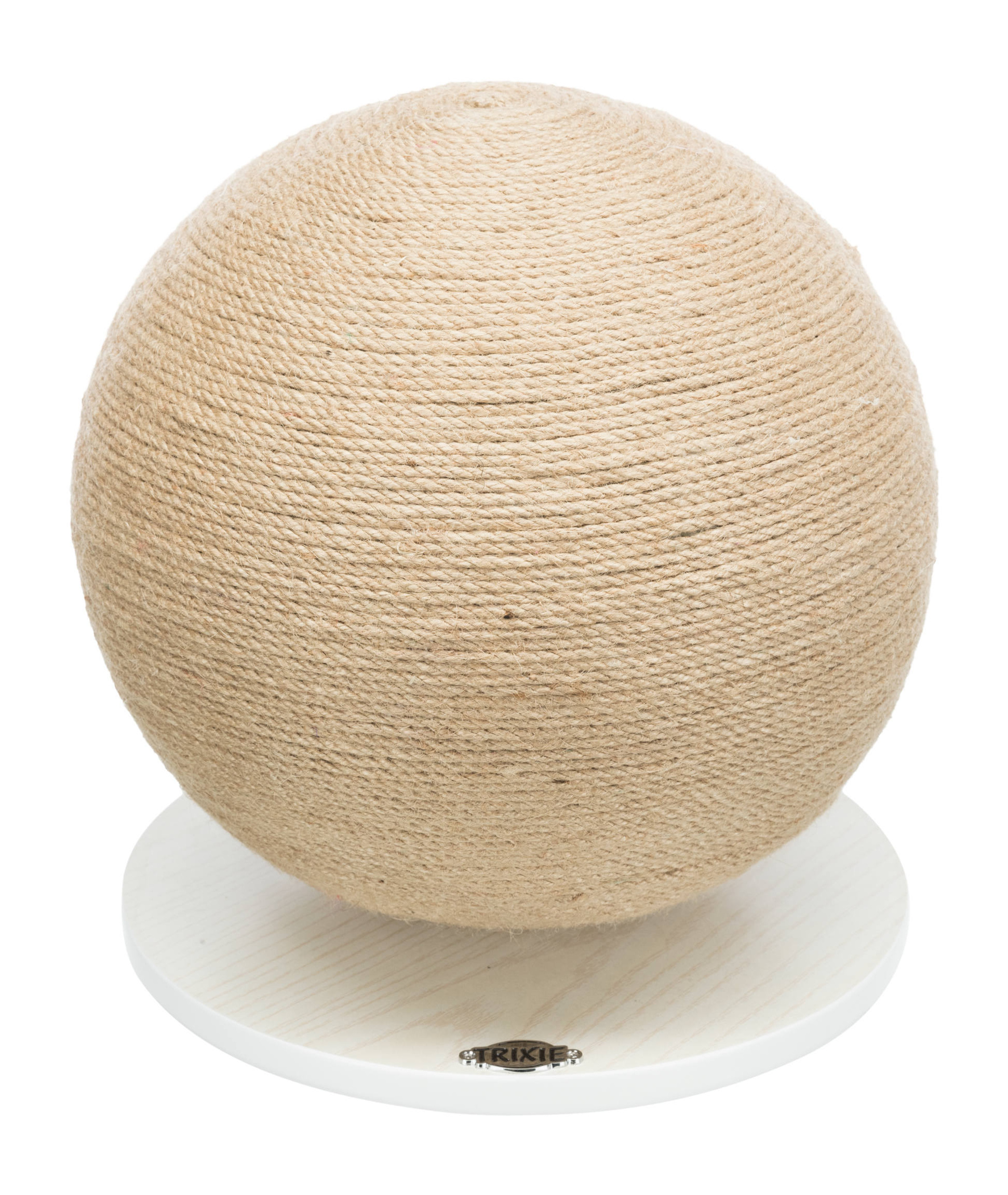 Trixie krabpaal bal op voet jute / hout 29X29X31 CM