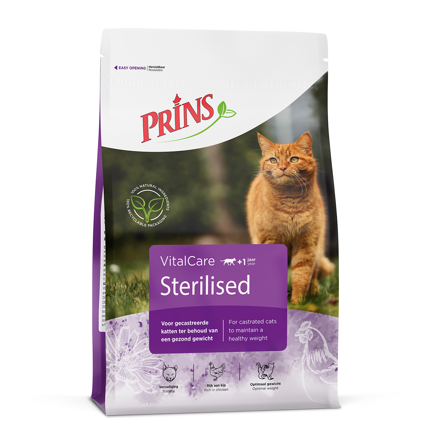 Prins cat vital care adult sterilised 4 KG