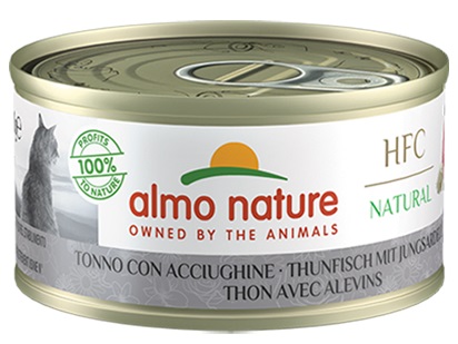 Almo nature cat tonijn / jonge witvis 24X70 GR