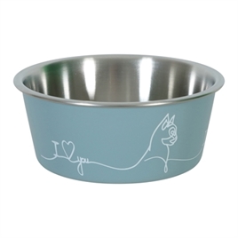 Zolux Love Voerbak Kat Blauw – Hygiënisch en stabiel eetcomfort